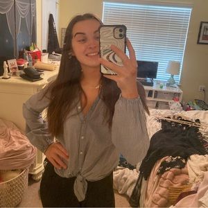 ABERCROMBIE & FITCH WORK BLOUSE💙